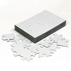 12 Pc 5x8'' Blank Puzzle